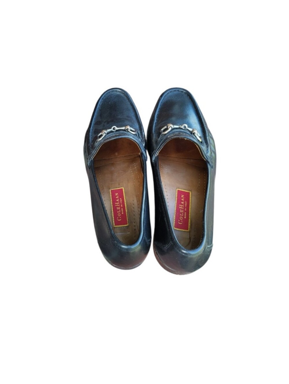 Cole Haan Pinch Horsebit Black Leather Slip Loafer Dress Shoe Horse Bit Men 10 - Picture 7 of 15